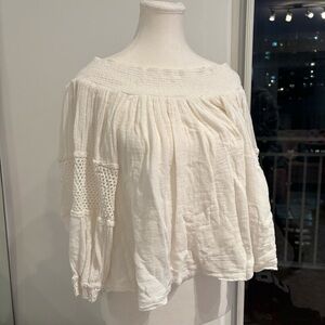 Spell Bohemian Chic Off-Shoulder White Blouse